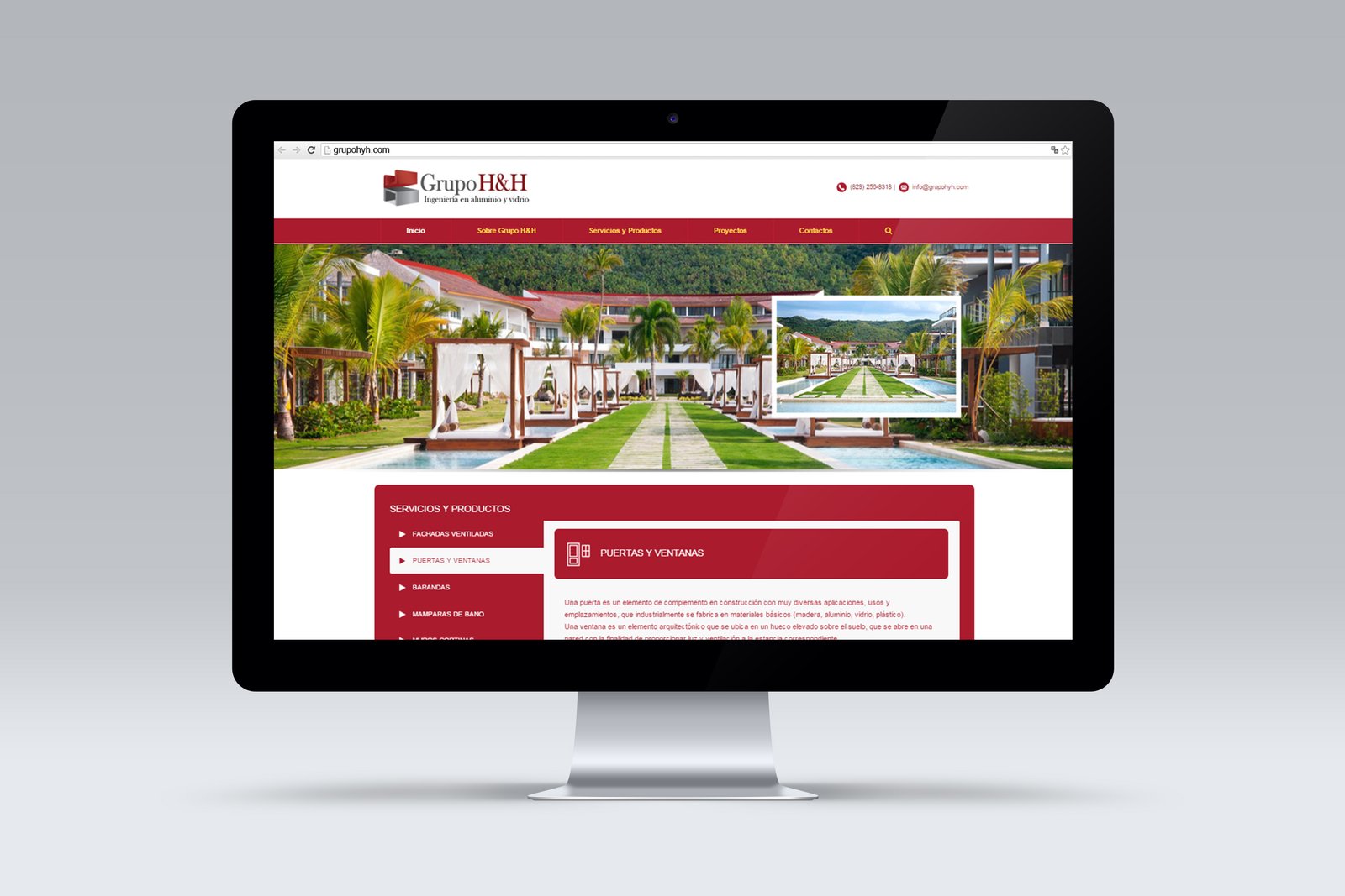 Diseño Web Corporativo – Grupo H&H